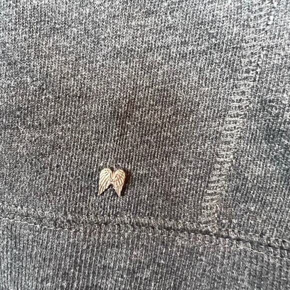 VICTORIA'S SECRET Angel Wings Zip-up Hoodie in Gray Women's Size Small - Picture 7 of 11